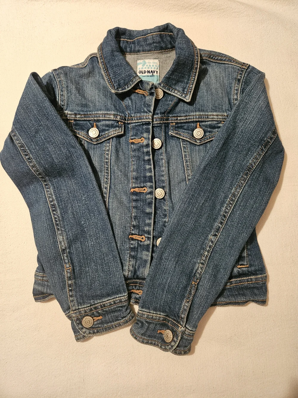 Old Navy Girls' Dark Blue Denim Jacket